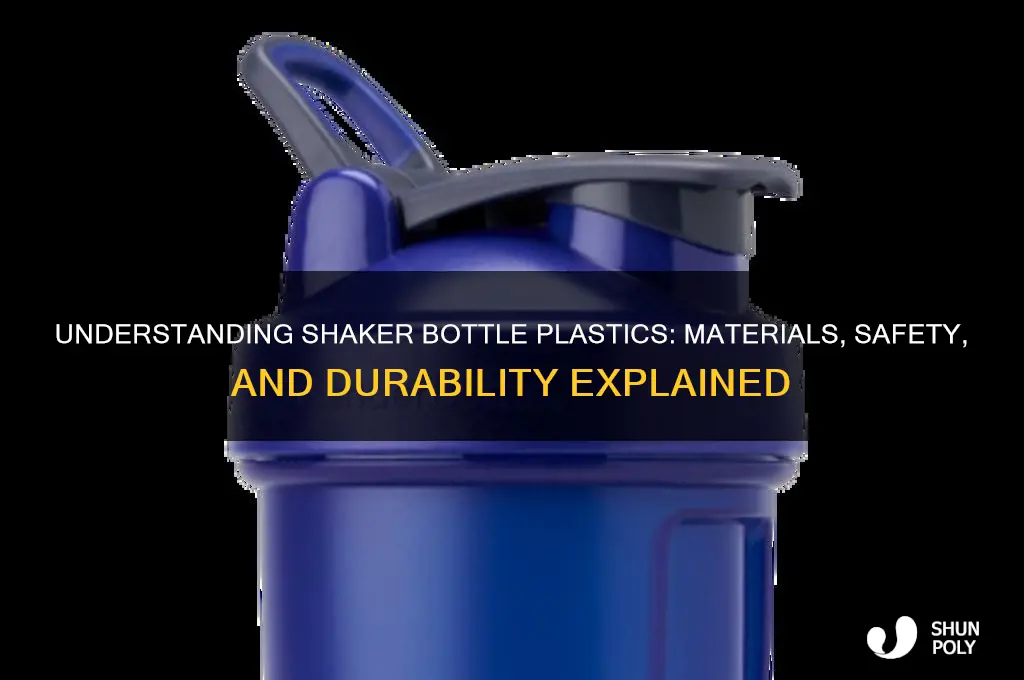 what kind of plastic are shaker bottles made from