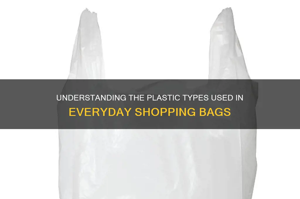 what kind of plastic are shopping bags
