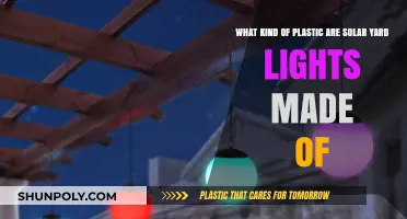 Materials Unveiled: What Plastic is Used in Solar Yard Lights?