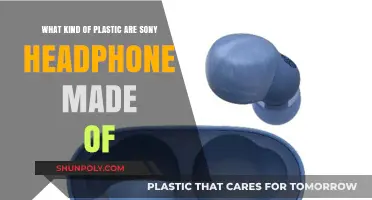 Unveiling Sony Headphones: Plastic Types and Material Insights