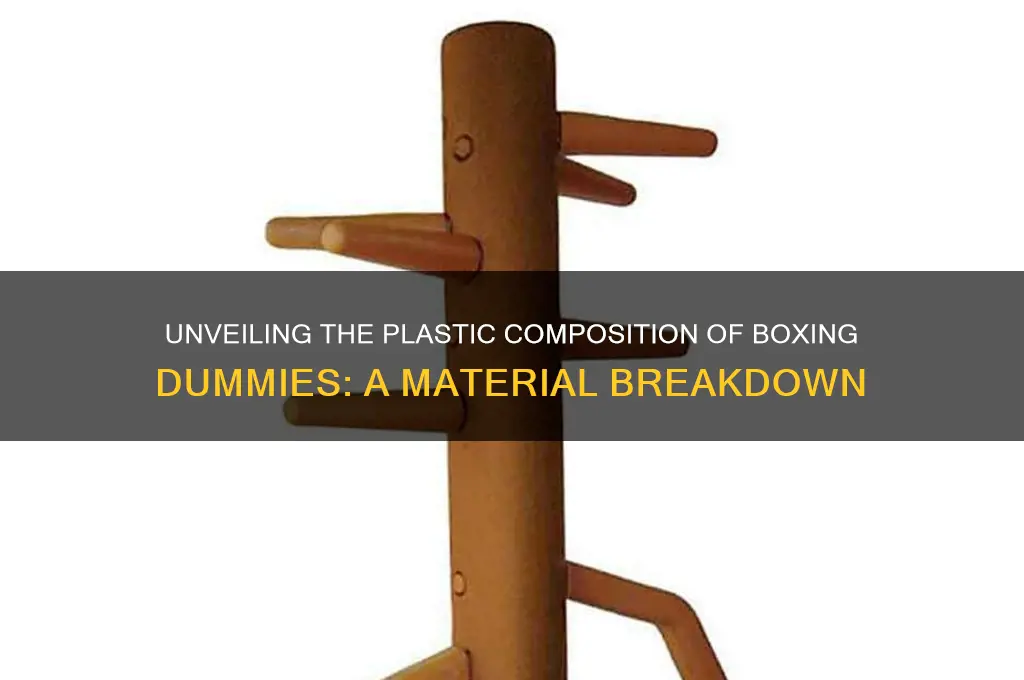 what kind of plastic are those boxing dummies made of