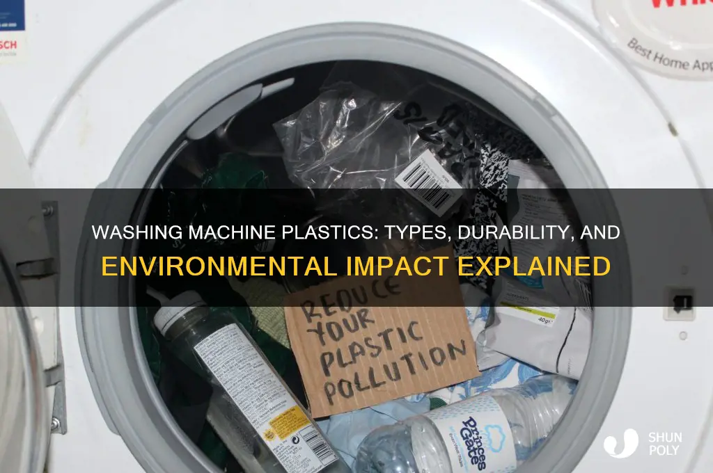 what kind of plastic are washing machines made of