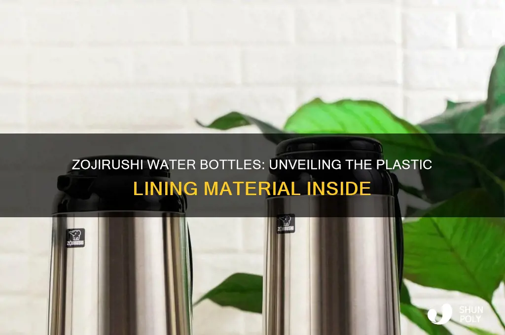 what kind of plastic are zojirushi waer bottles lined with