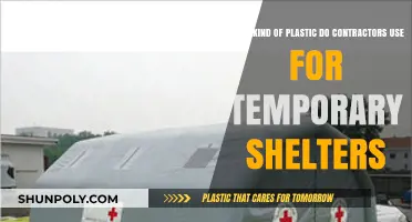 Exploring the Types of Plastic Used in Temporary Shelter Construction