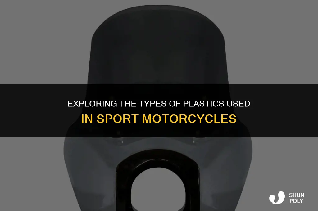 what kind of plastic do sport motorcycles use
