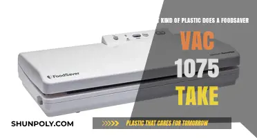 Compatible Plastic Types for FoodSaver Vac 1075: A Comprehensive Guide