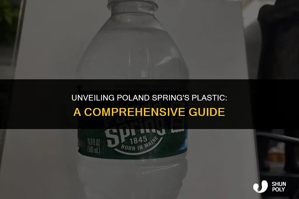 what kind of plastic does poland spring use