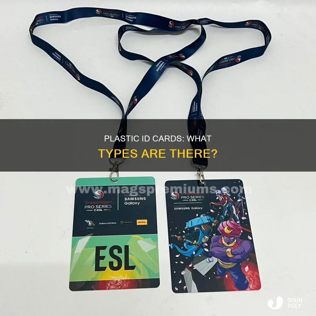 what kind of plastic id cards