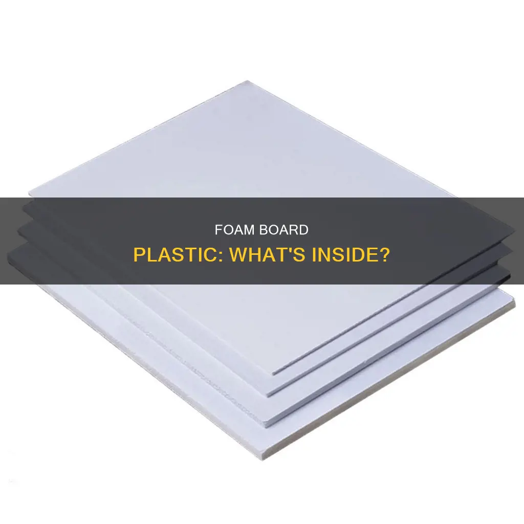 what kind of plastic in foam board