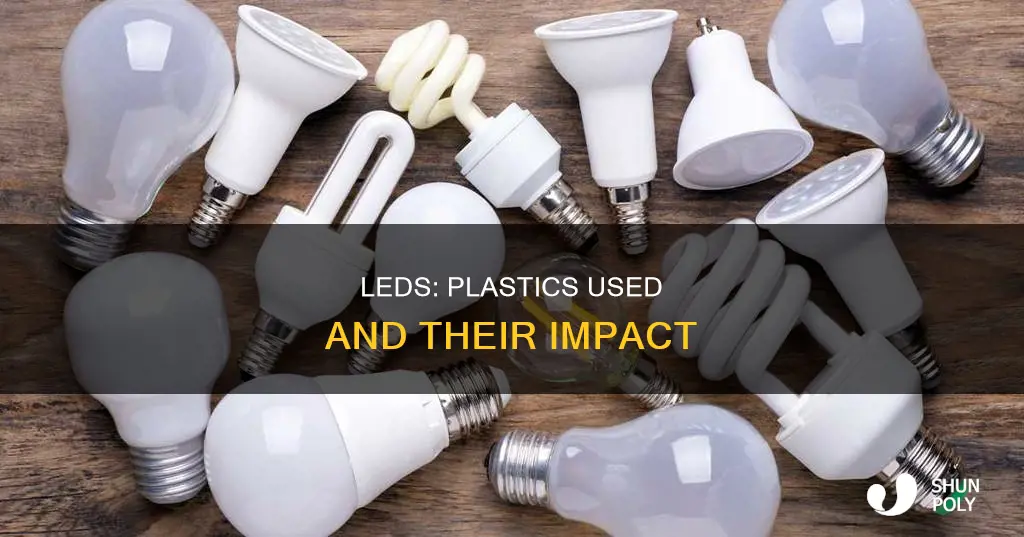 what kind of plastic in led