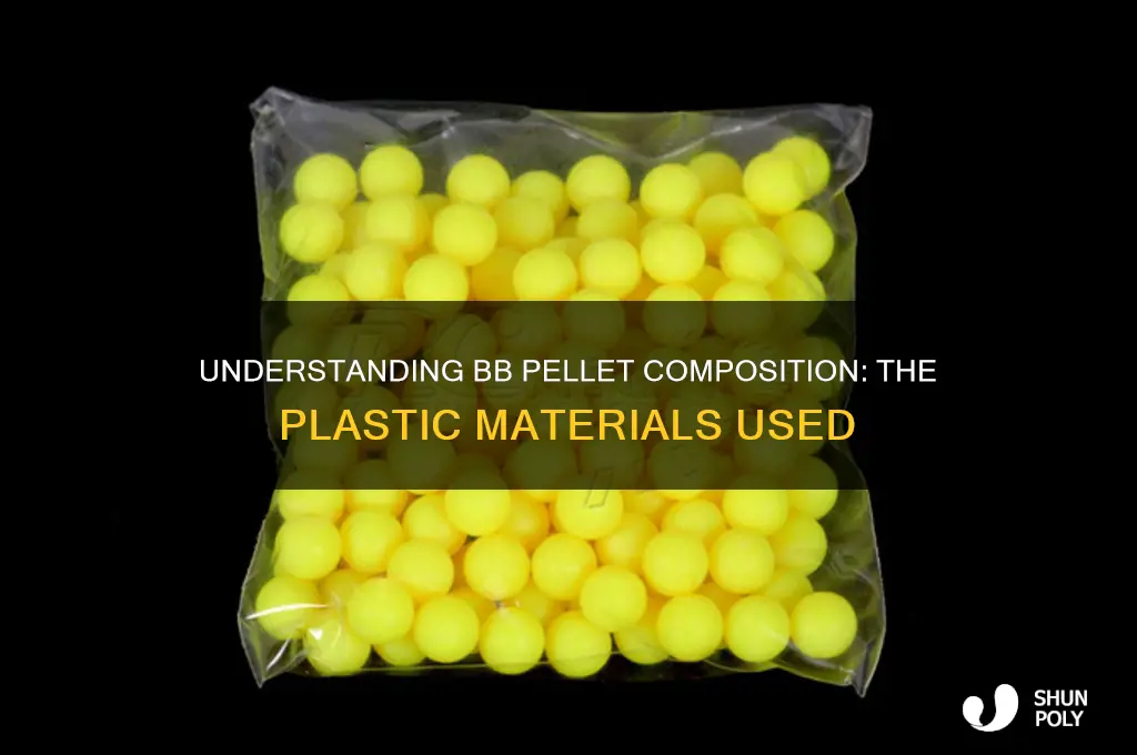 what kind of plastic is bb pellets made of