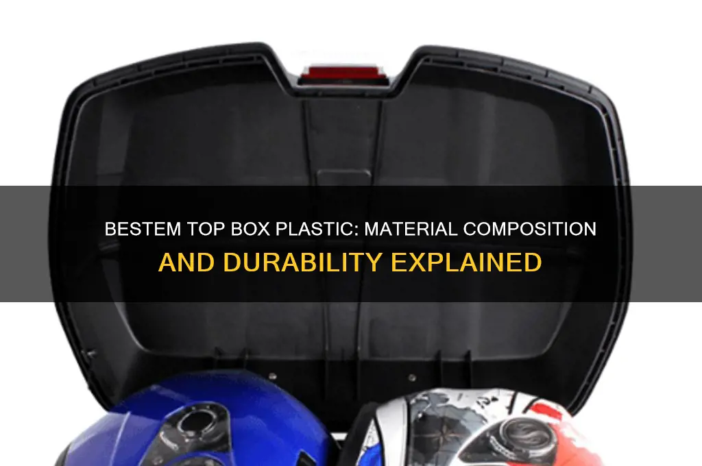 what kind of plastic is bestem top box made of