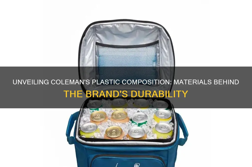 what kind of plastic is coleman made out of