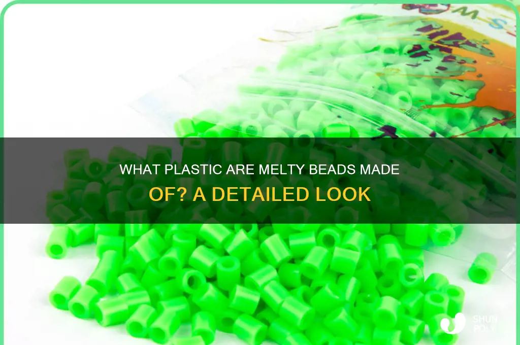 what kind of plastic is melty beads made of