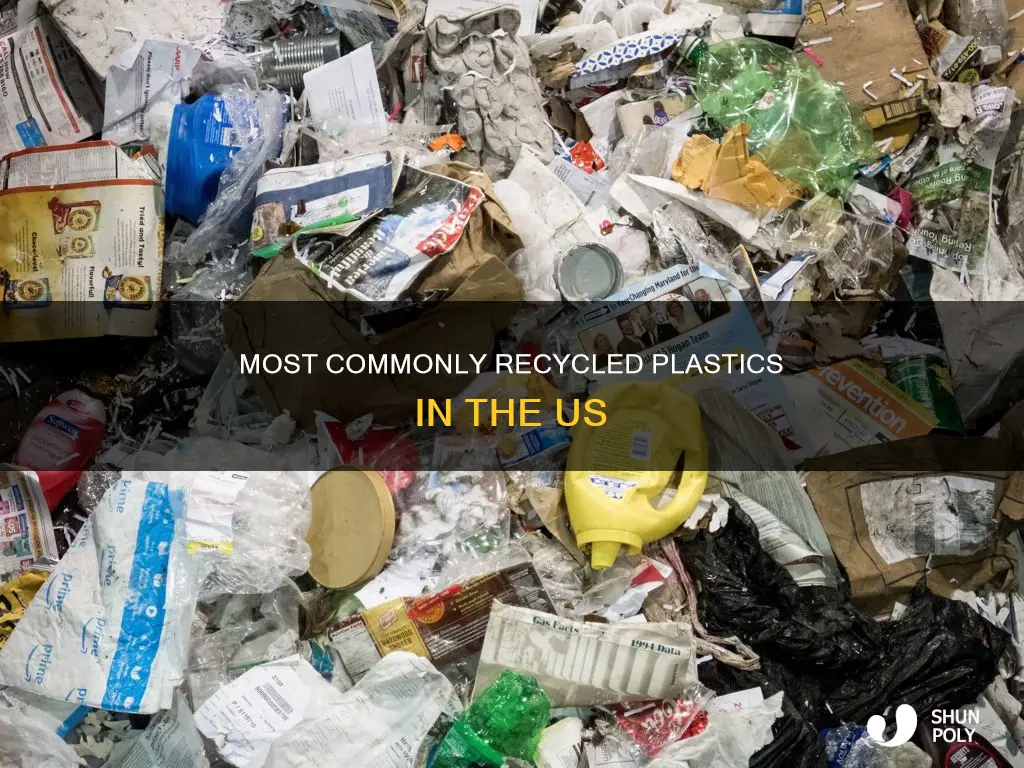 what kind of plastic is recycled the most in us