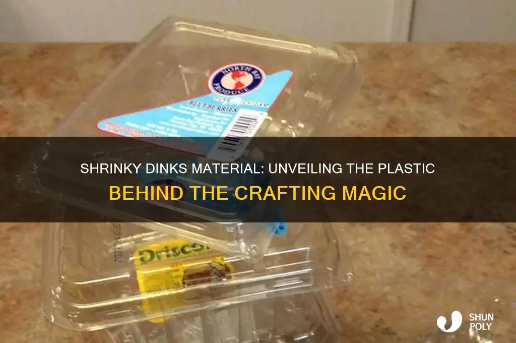 what kind of plastic is shrinky dink made out of