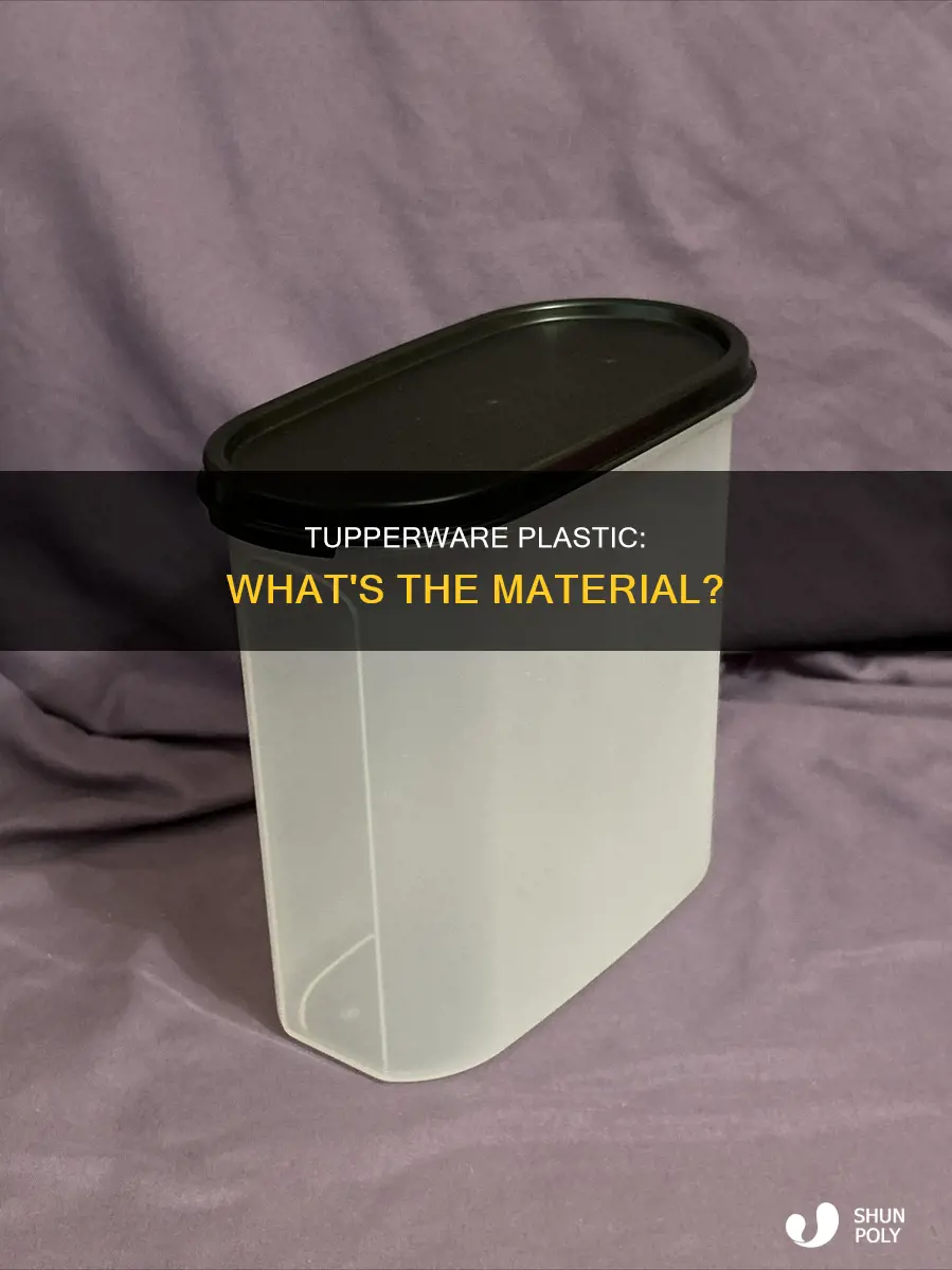 what kind of plastic is tupperware