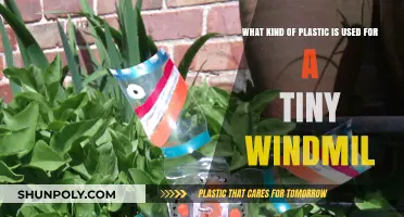 Exploring the Types of Plastic Used in Miniature Windmills