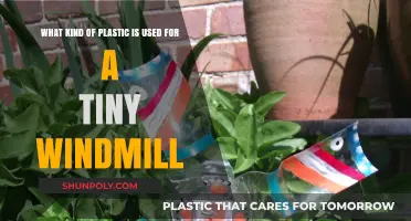 Exploring the Types of Plastic Used in Mini Windmills