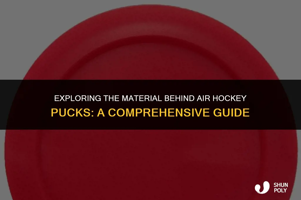 what kind of plastic is used for air hockey pucks