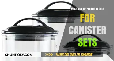 Exploring the Types of Plastic Used in Canister Sets