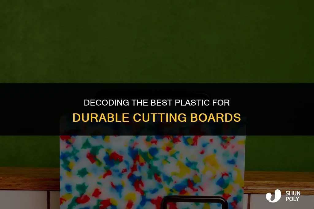 what kind of plastic is used for cutting boards
