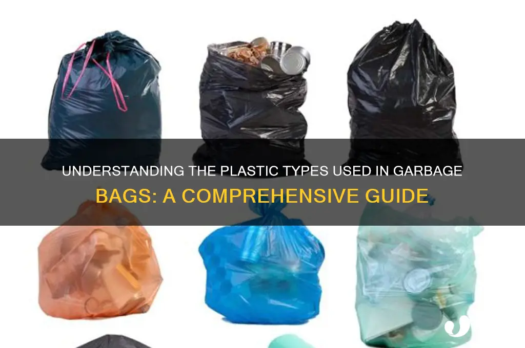 what kind of plastic is used for garbage bags