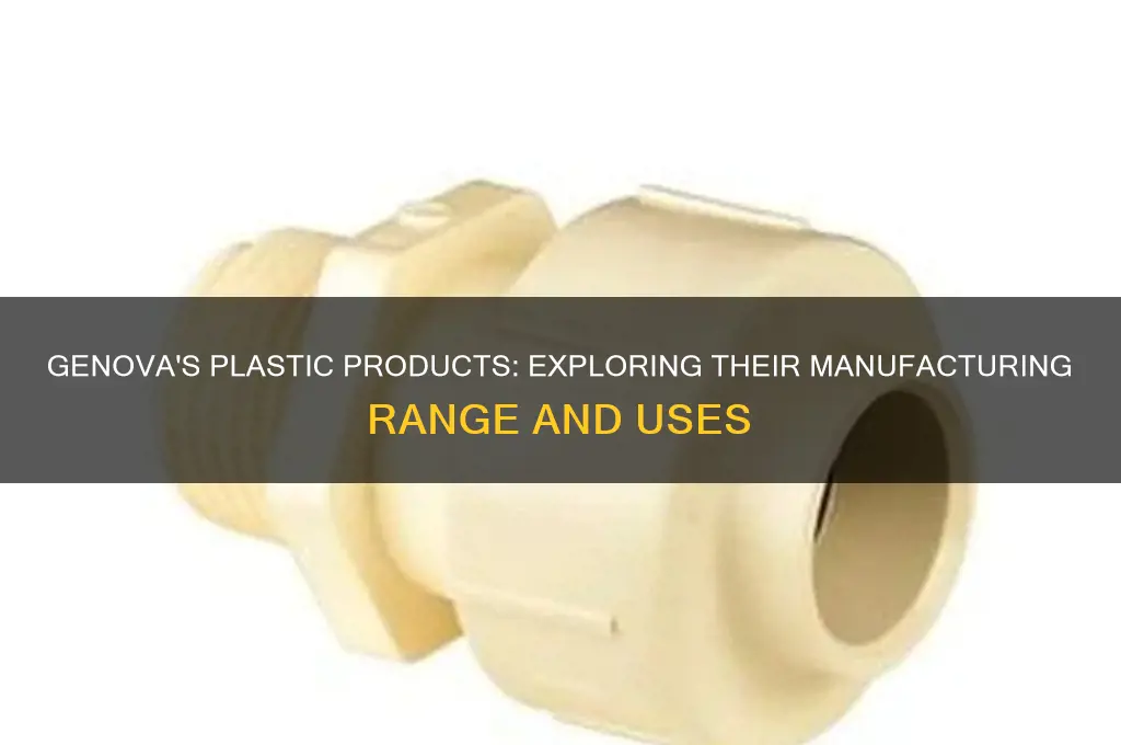 what kind of plastic product does genova make