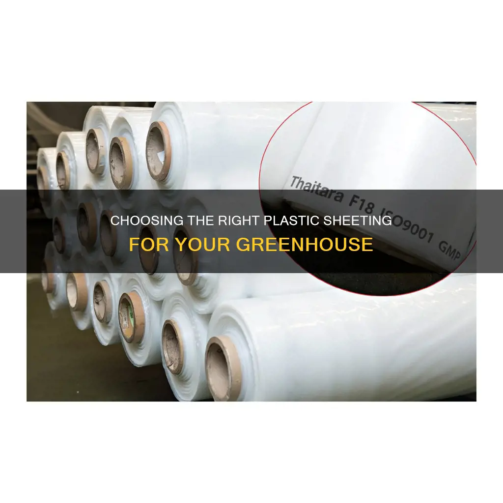 what kind of plastic sheeting for greenhouse