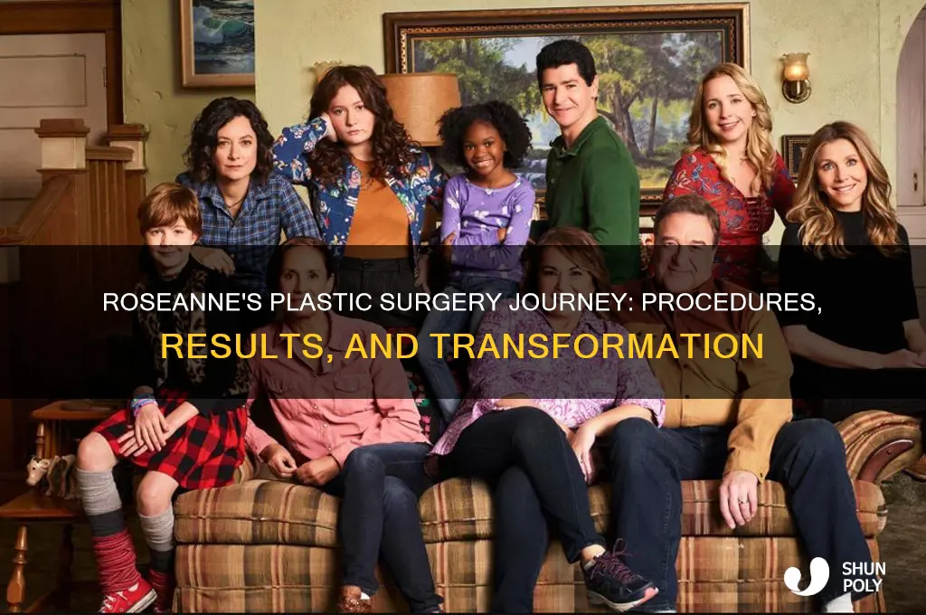 what kind of plastic surgery has roseanne had