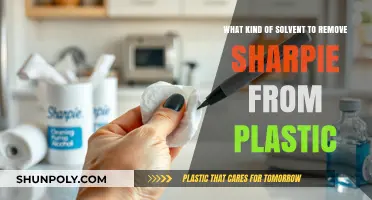 Effective Solvents to Remove Sharpie Marks from Plastic Surfaces