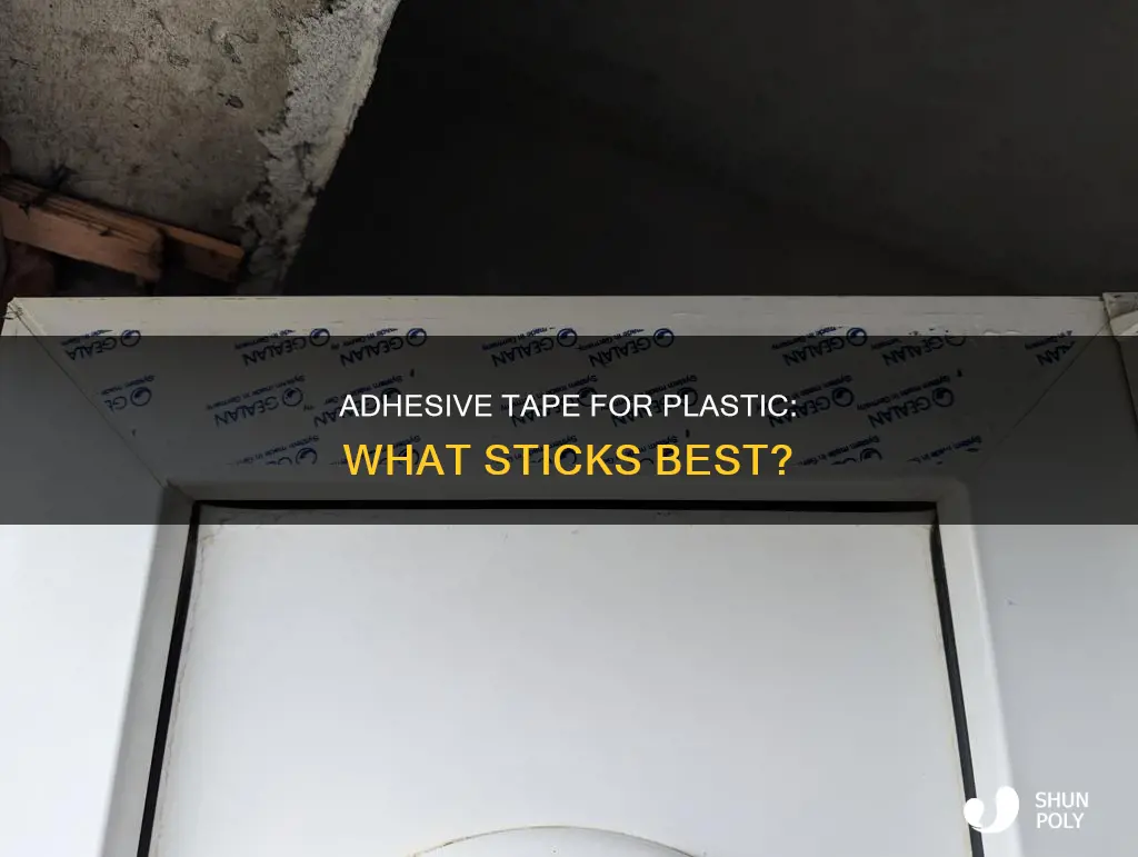 what kind of tape sticks to plastic