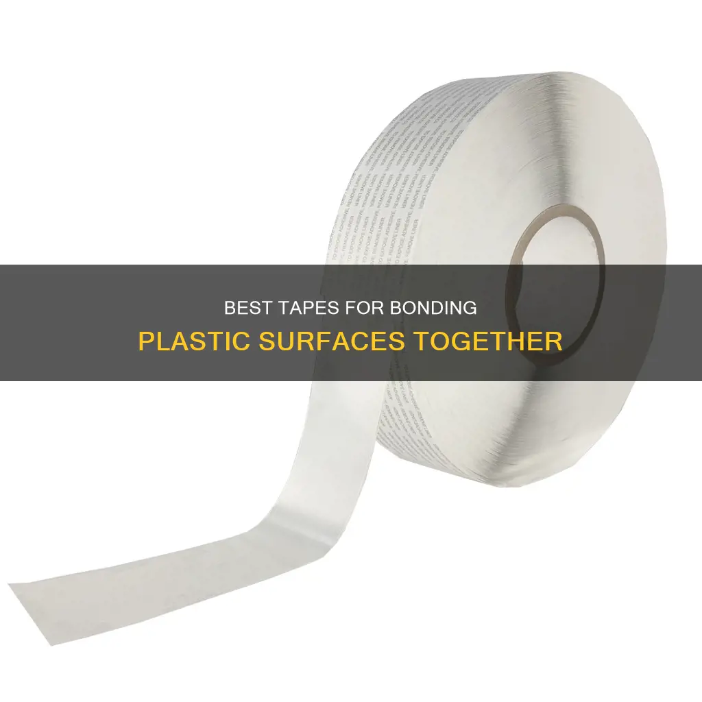 what kind of tape to connect plastic