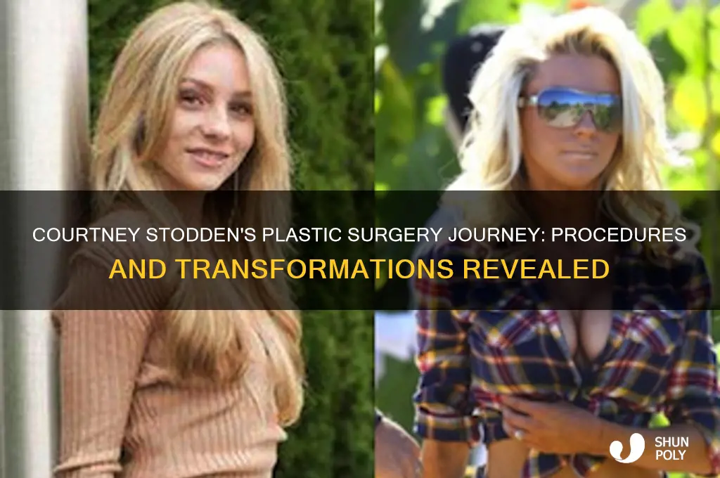 what kind plastic surgery did courtney stodden get