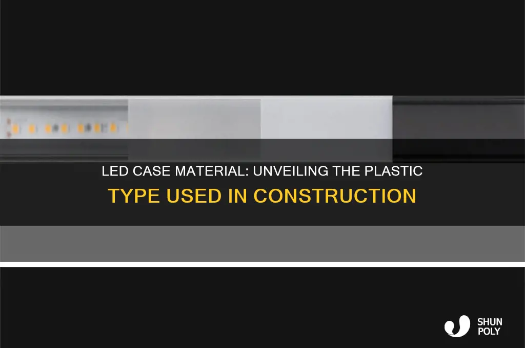 what king of plastic is the led case made of