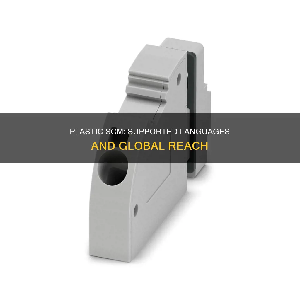 what languages does plastic scm support