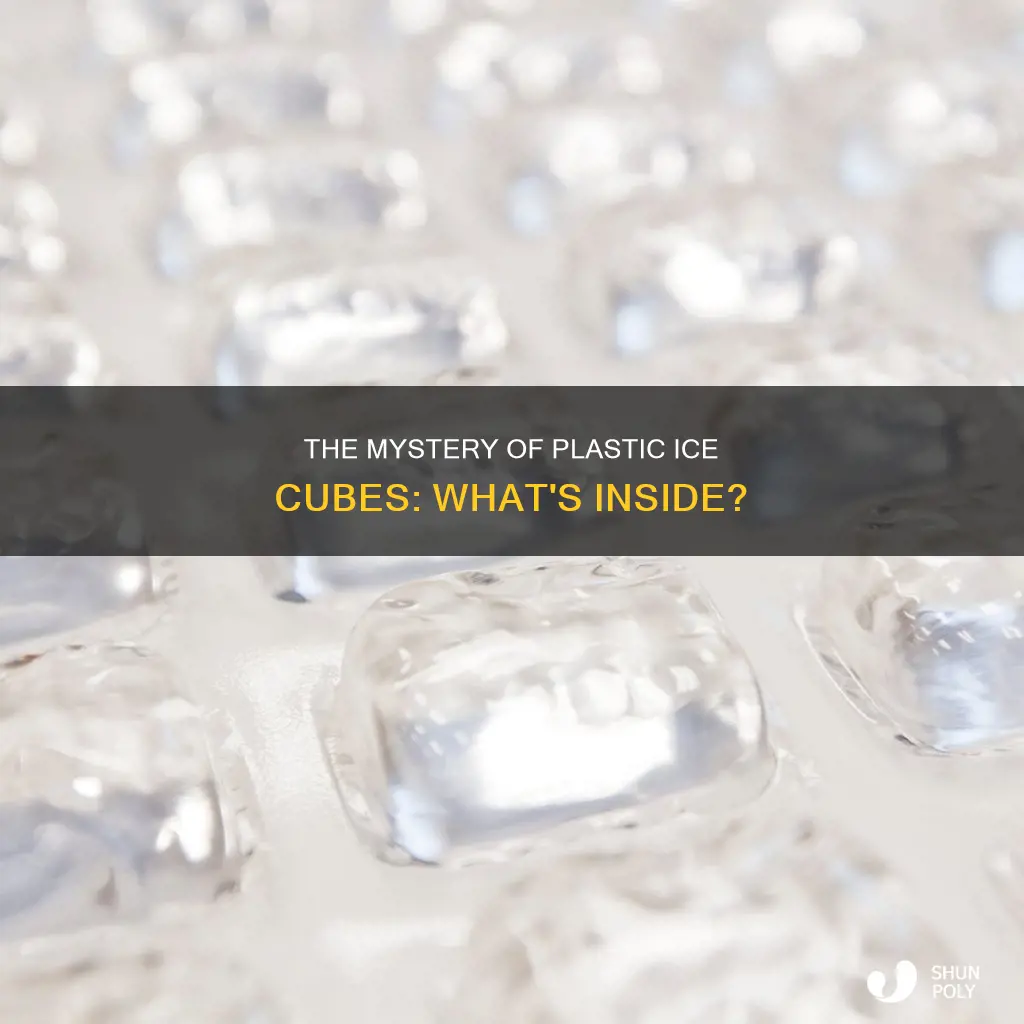 what liquid is in plastic ice cubes