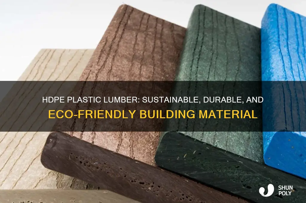 what lumber is made from hdpe plastic