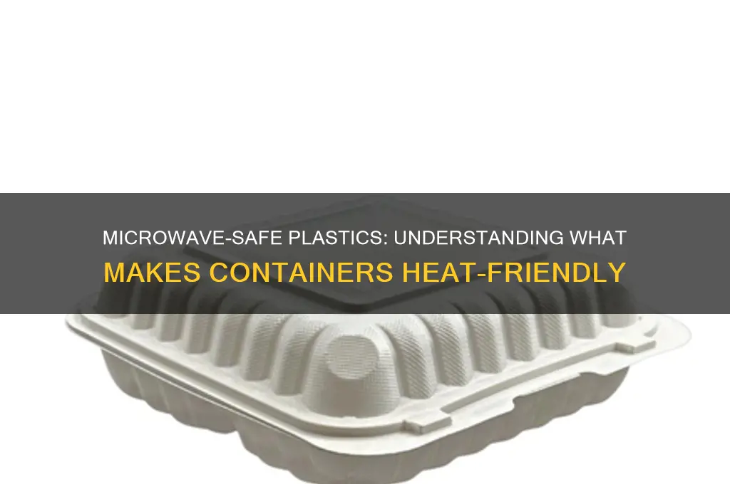 what makes a plastic container microwave safe