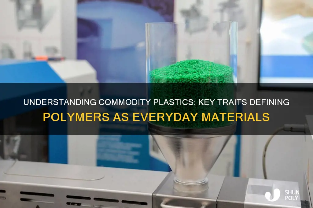 what makes a polymer a commodity plastic