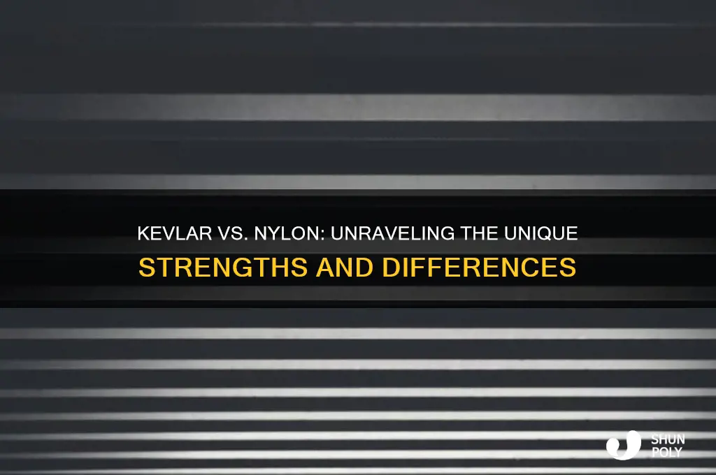 what makes kevlar different from nylon or another plastic
