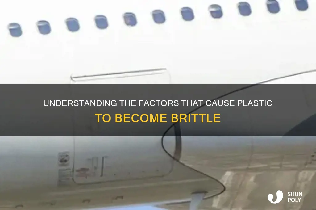 what makes plastic brittle