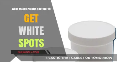 How Plastic Containers Develop White Spots