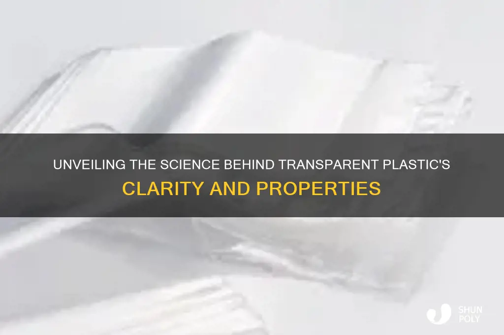 what makes plastic transparent