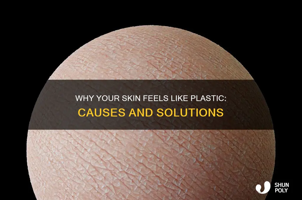 what makes skin feel like plastic