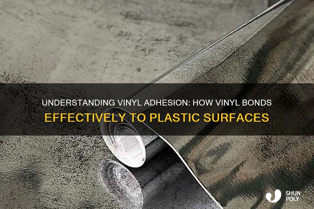 what makes vinyl adhere to plastic