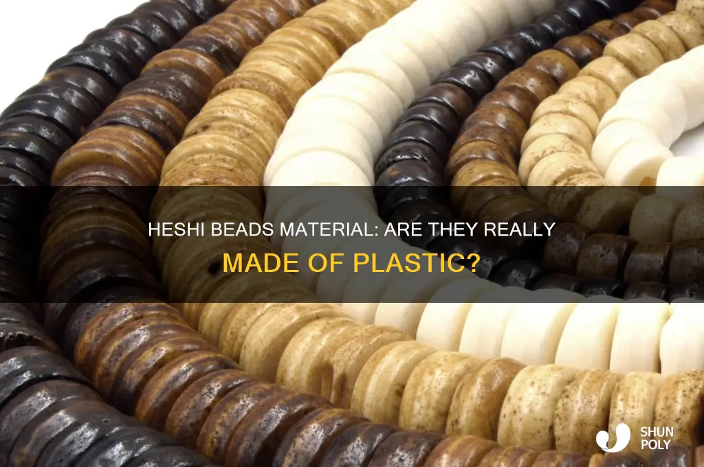 what material are heshi beads made of plastic