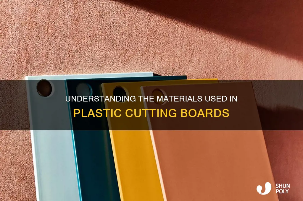 what material are plastic cutting boards made out of