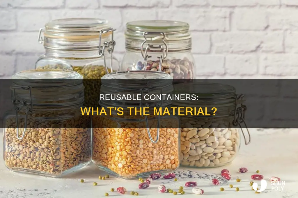 what material are reusable plastic containers made out of