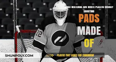White Plastic Hockey Shooting Pads: Uncovering Their Durable Material Composition
